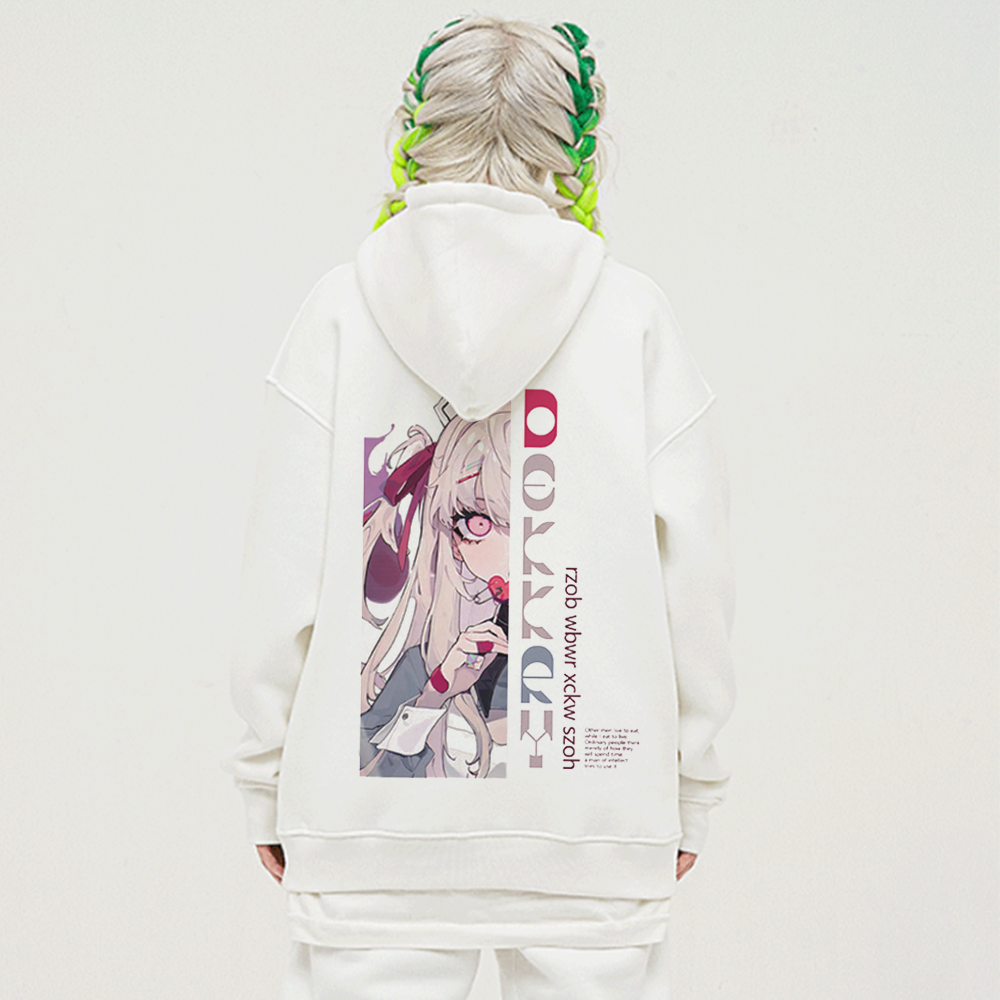 Academic Girl Letter Hoodie