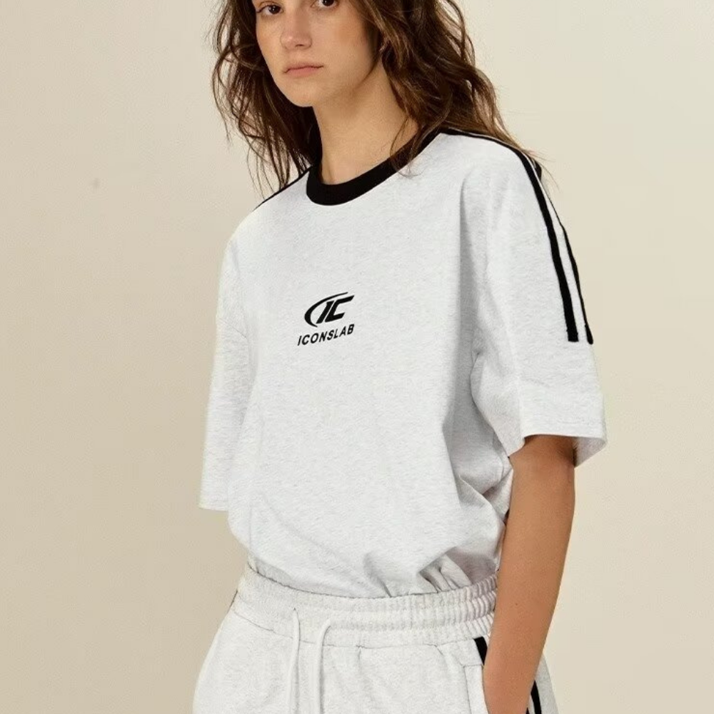 American Loose Simple Printed T-shirt