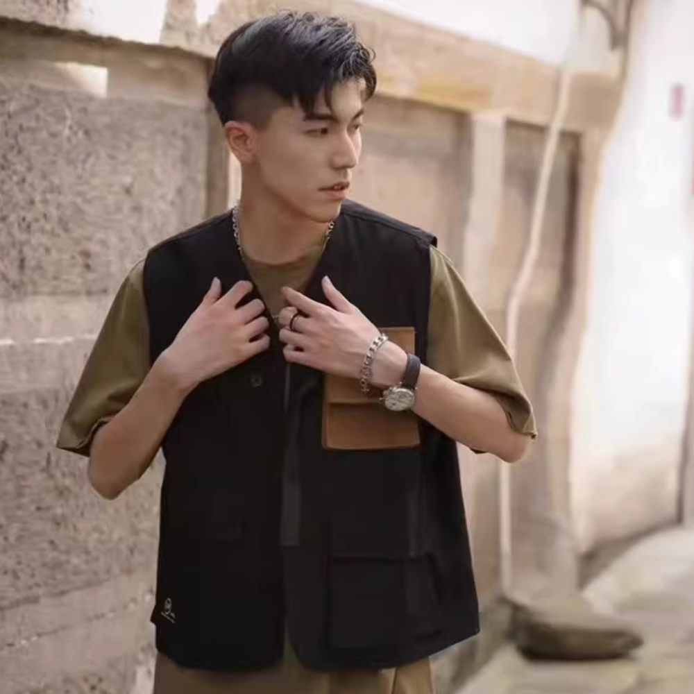 Japanese Pure Cotton Work Vest