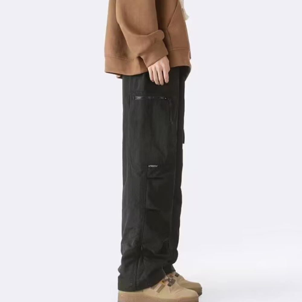 High Street Nylon Waterproof Cargo Pants