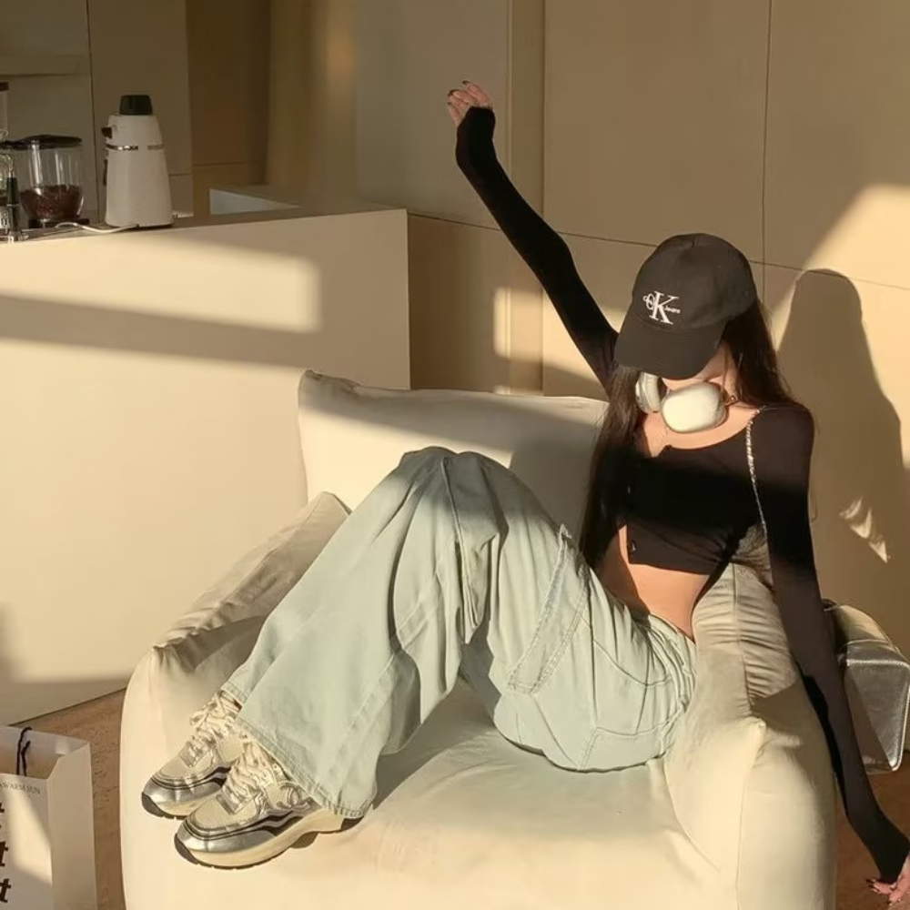 Women's Sexy Low Waist Cargo Pants