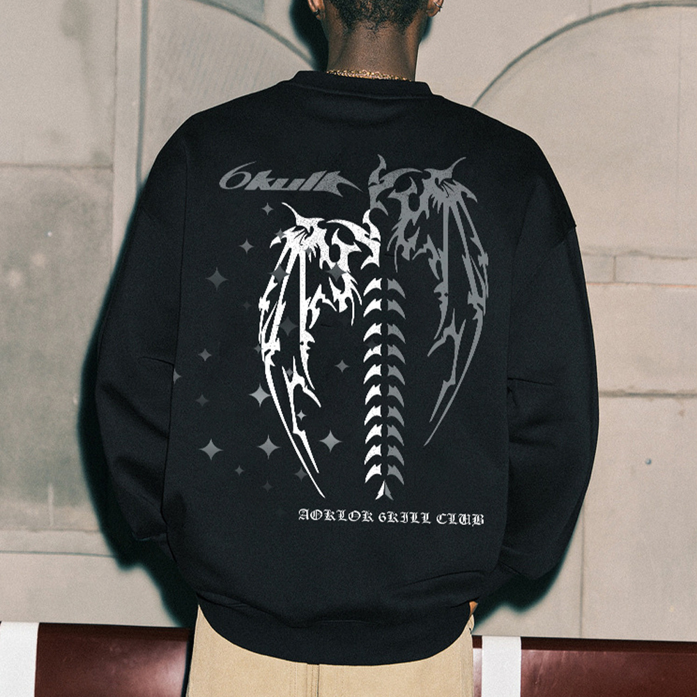 6Kull Classic Wing Graphic Sweatshirt