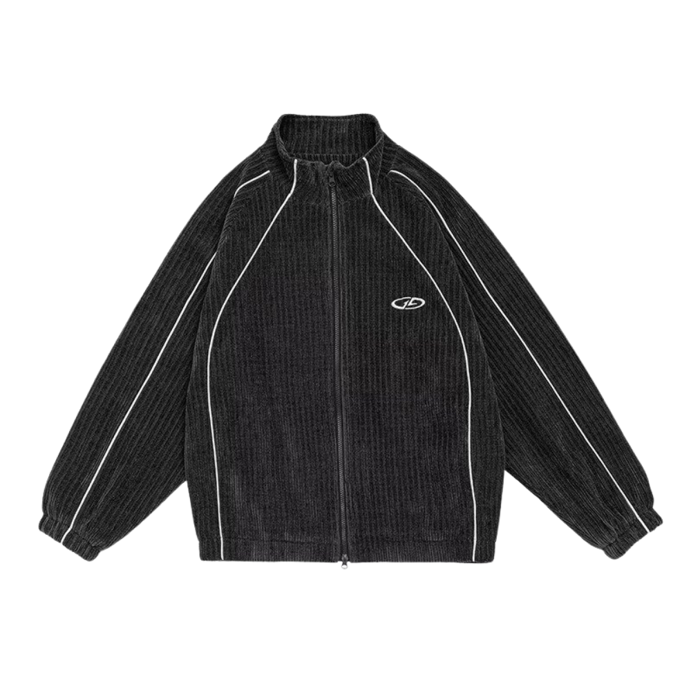 Retro Solid Color Corduroy Jacket
