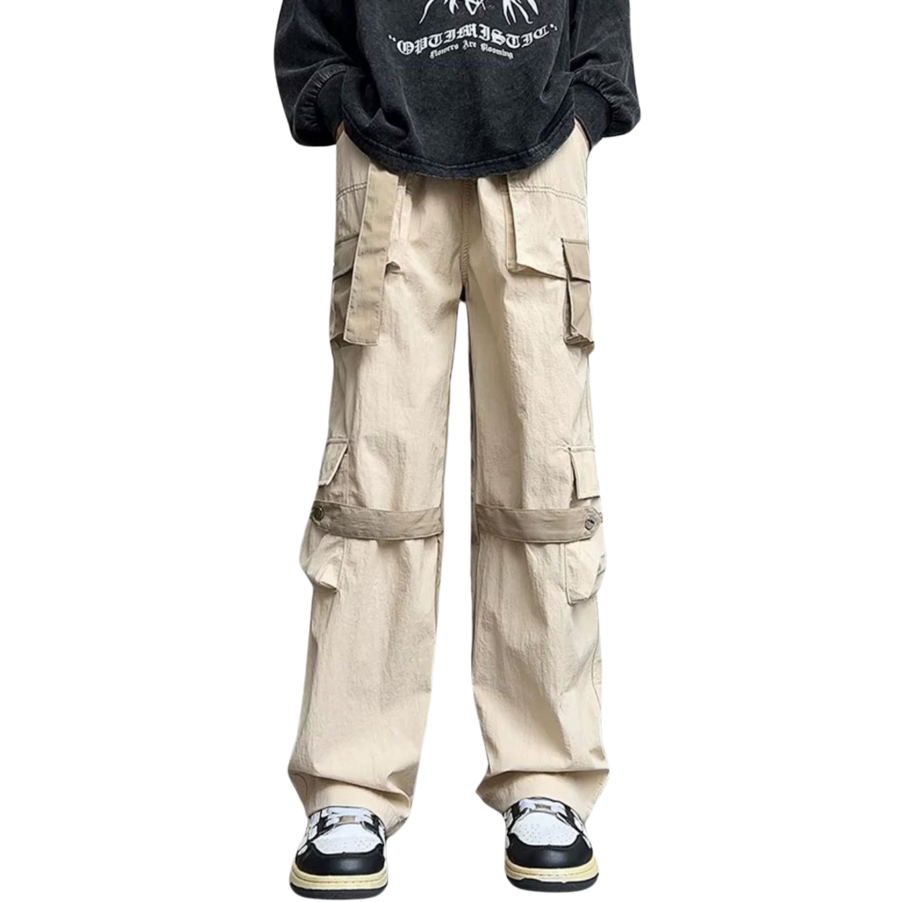 High Street Multi-Pocket Functional Cargo Pants