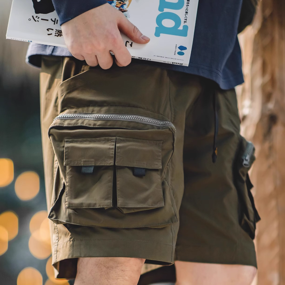 Outdoor Multi Pocket Straight Shorts
