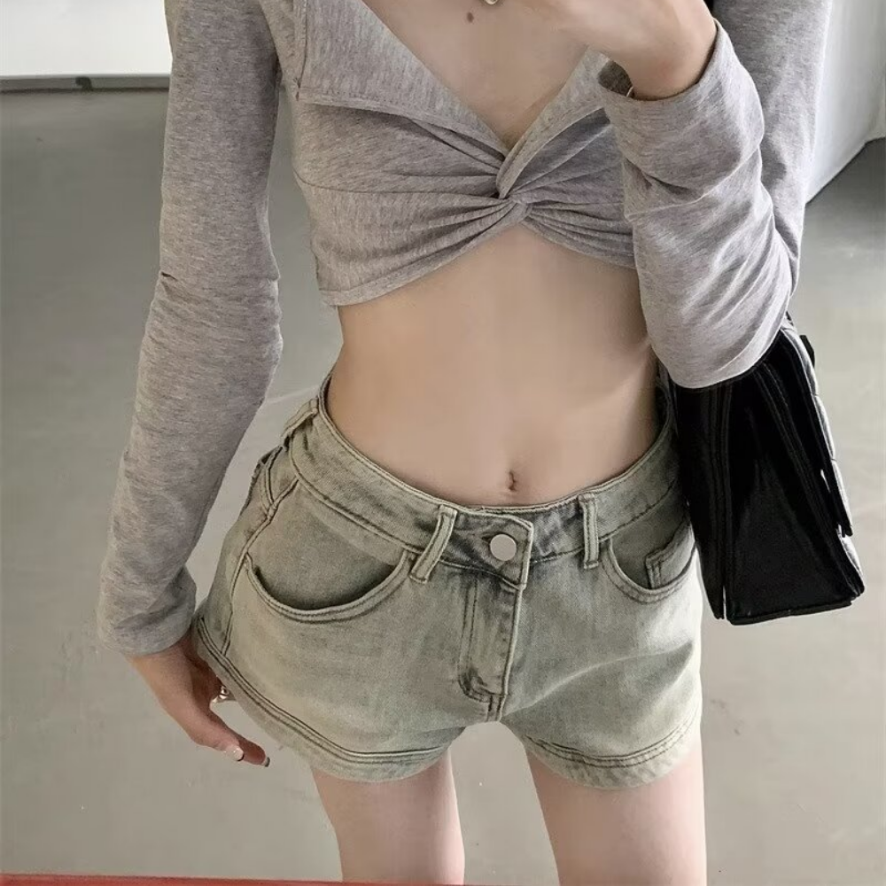 Women's Hot Girl Skinny Denim Shorts
