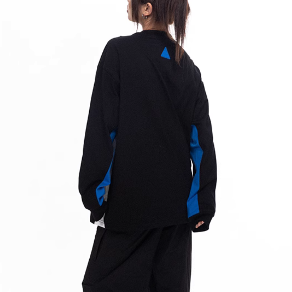 Heavy Breathable Contrast Sweatshirt