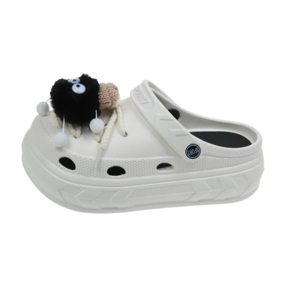 Cute Plush Pendant Sandals