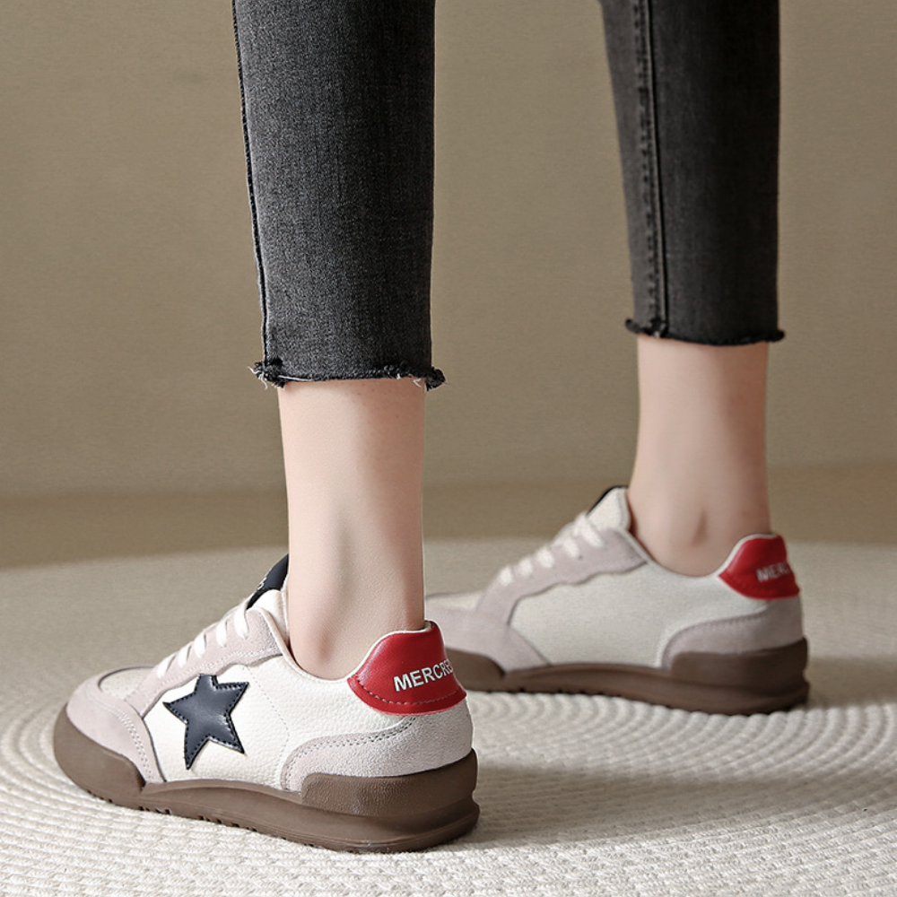 Women's Thick Sole Star Sneakers