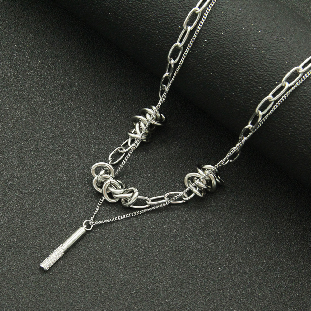 Street Column Pendant Necklace