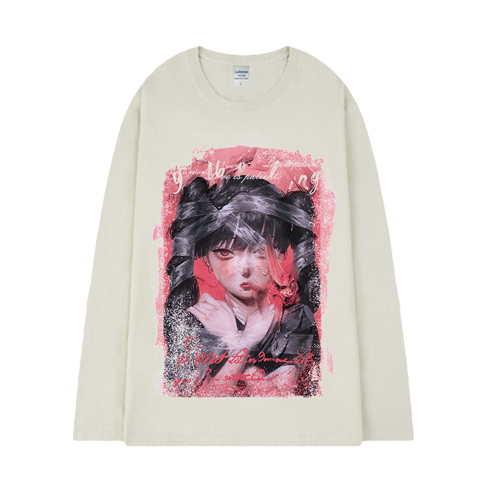 Ponytail Girl Long Sleeve Shirt
