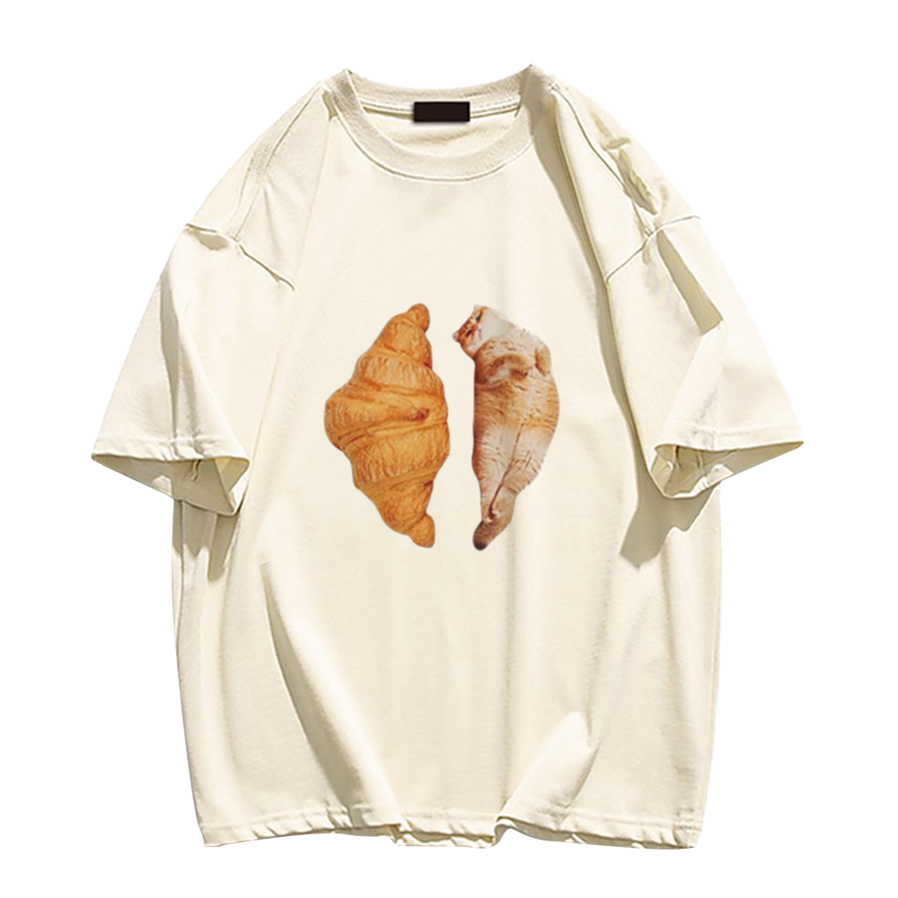 Croissant Cat T-Shirt