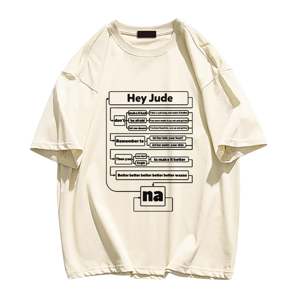 Hey Judy Lyrics Process T-Shirt