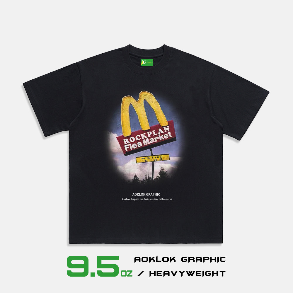 ⚡AG Cartoon Print Maimen T-shirt