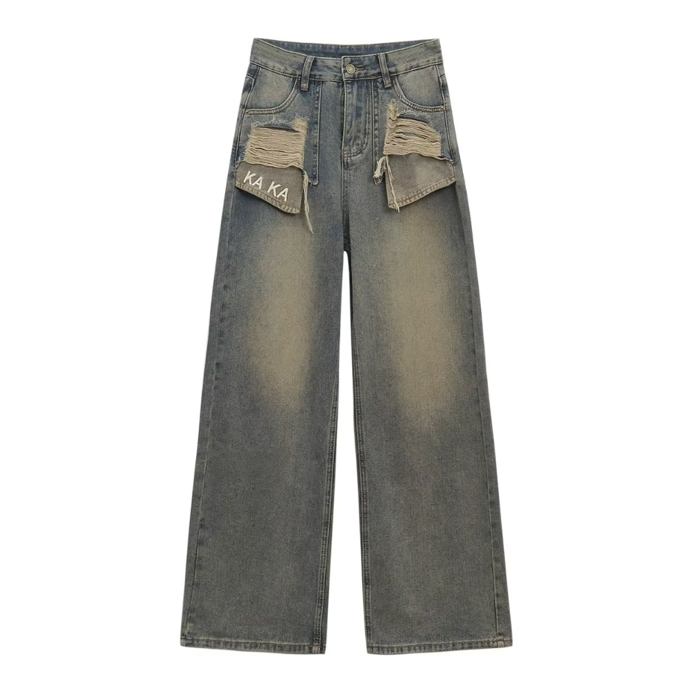 Women's Fashionable Irregular Jeans