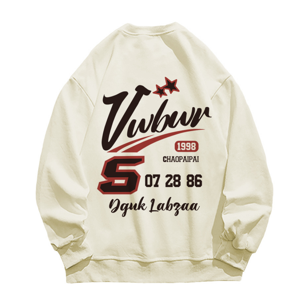 Casual S Letter Sweatshirt
