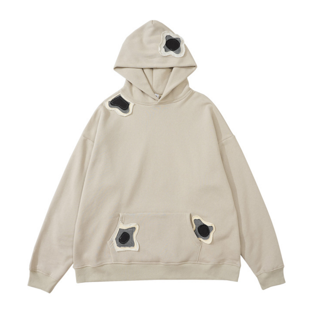American Retro Splicing Hoodie