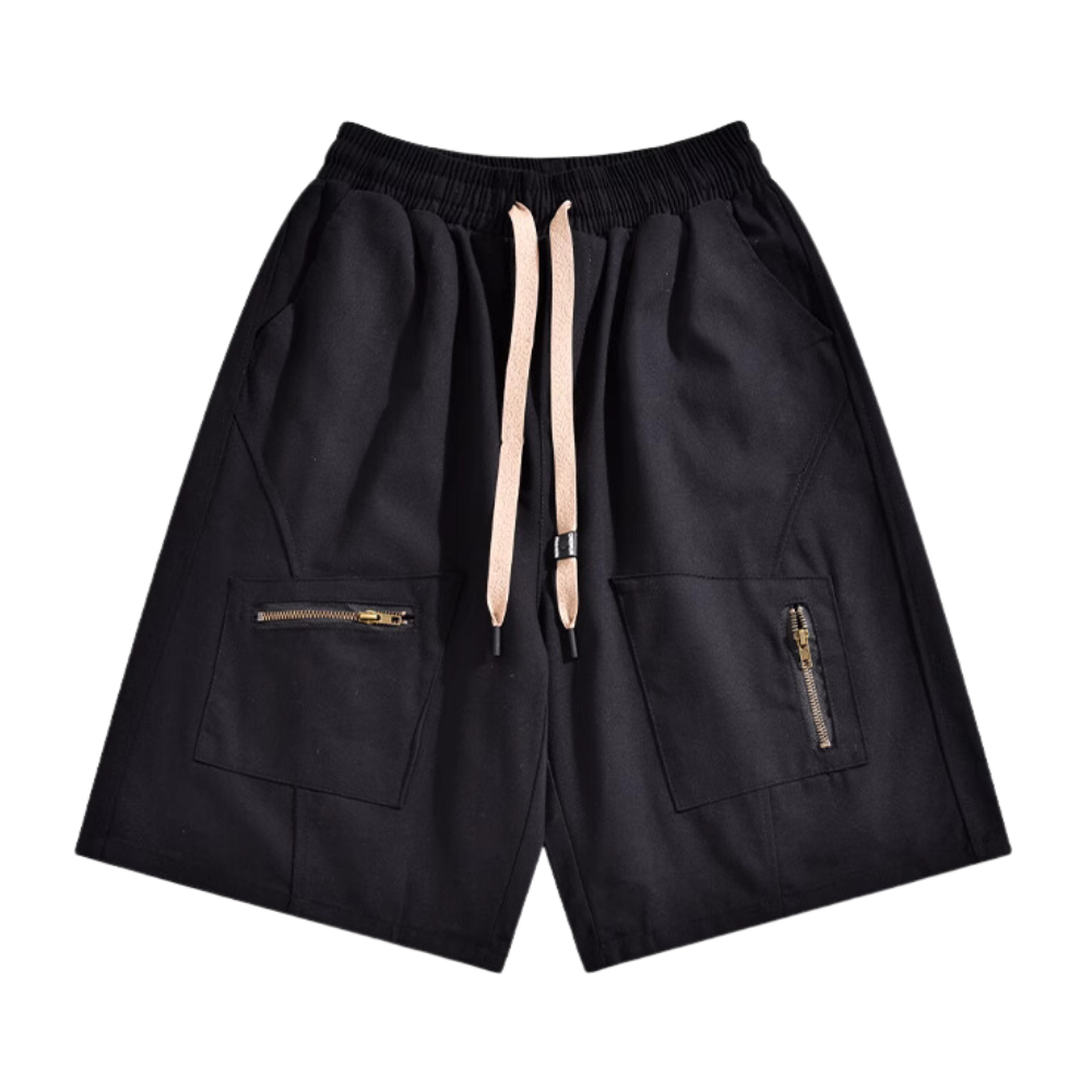 Vintage Japanese Zip Cargo Shorts