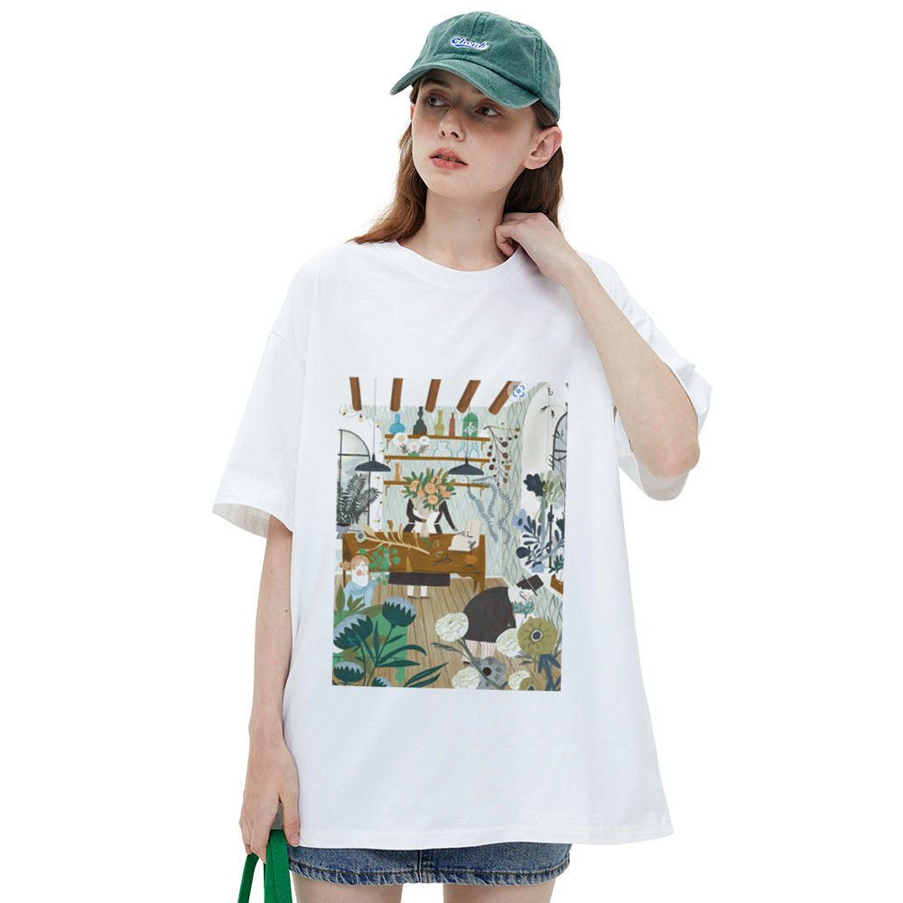 Vintage Floral House T-shirt