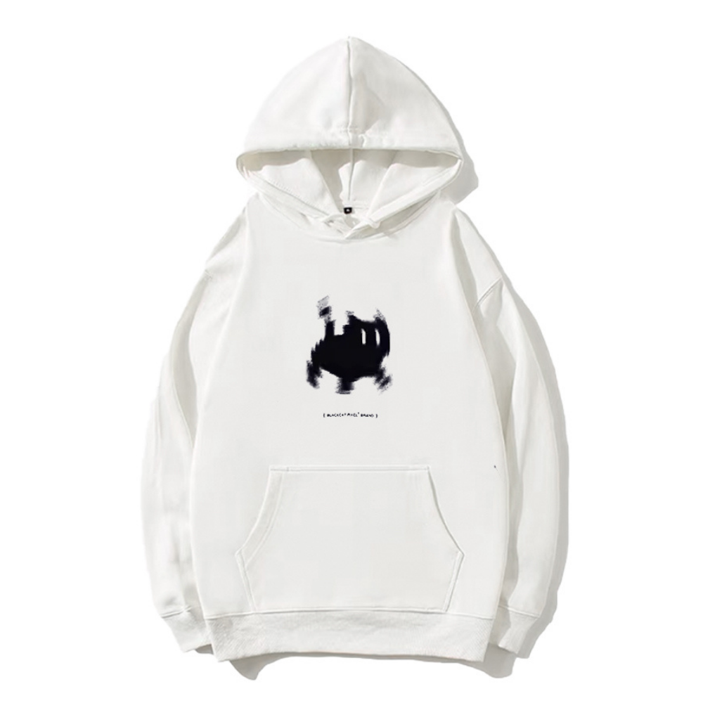 Grumpy Kitty Print Hoodie
