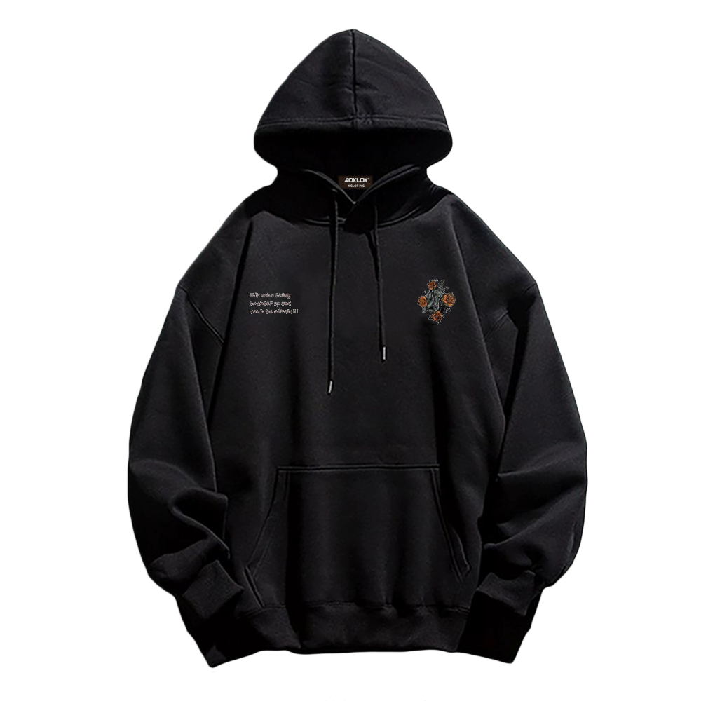 Vintage Flower Graphic Hoodie