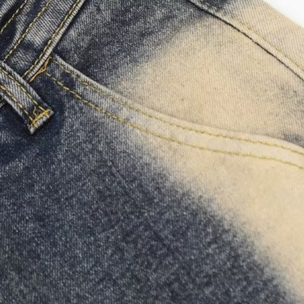 PM | Vintage Irregular Tie-dye Jeans