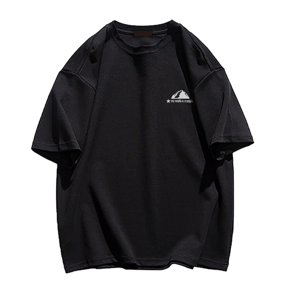 Simple Black And White T-Shirt