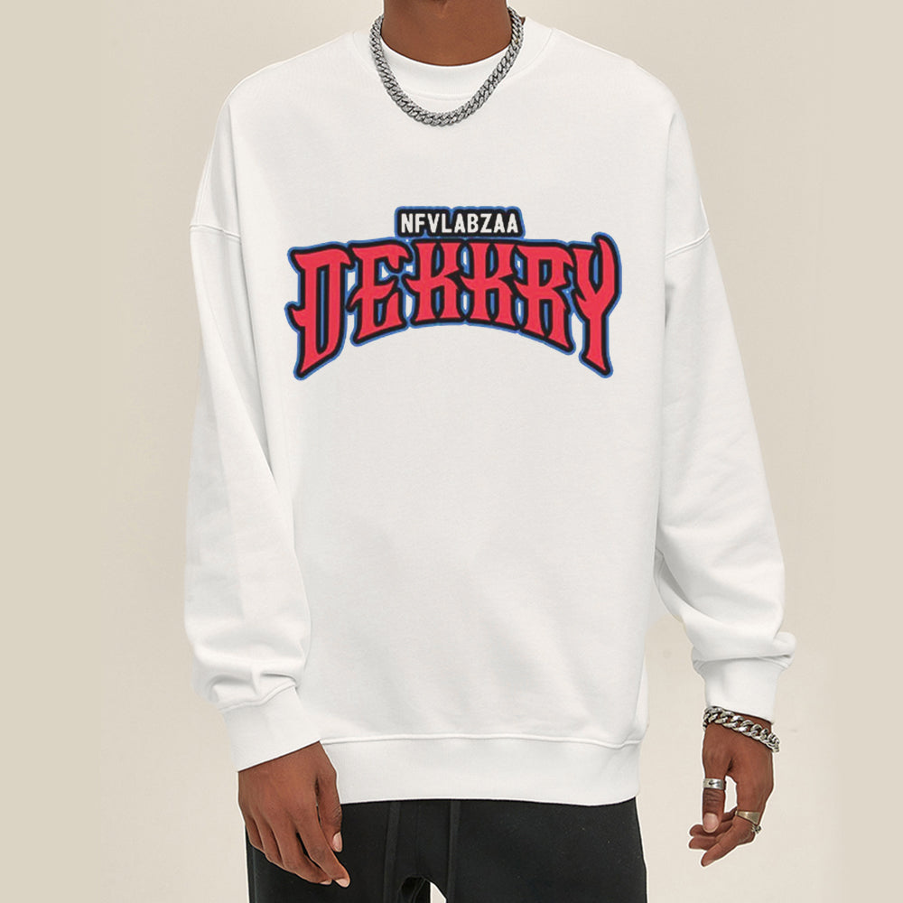 Casual Letter Print Sweatshirt