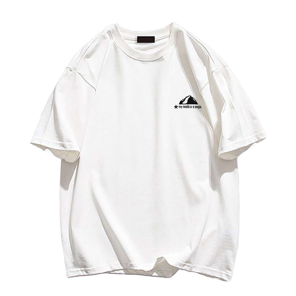 Simple Black And White T-Shirt