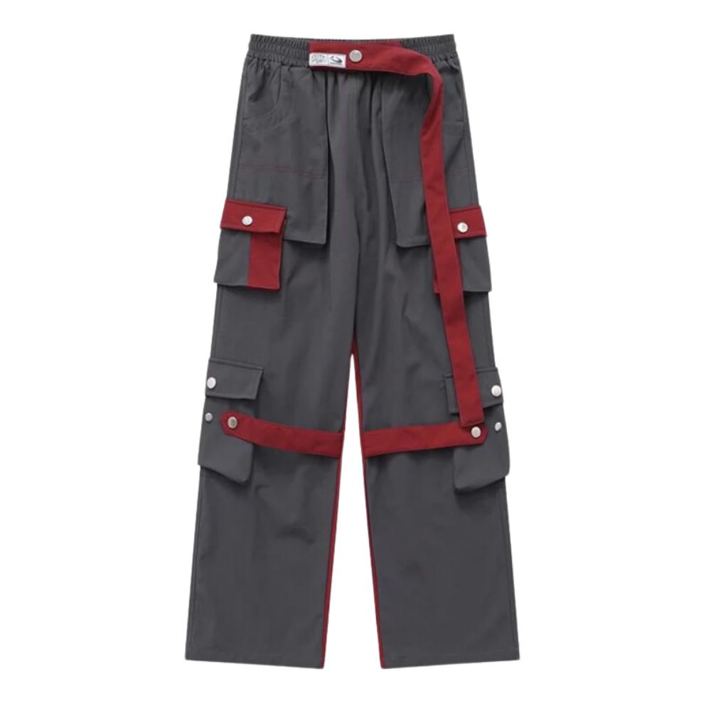 High Street Multi-Pocket Functional Cargo Pants