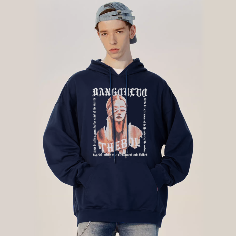Light-seeking Girly Printed Hoodie