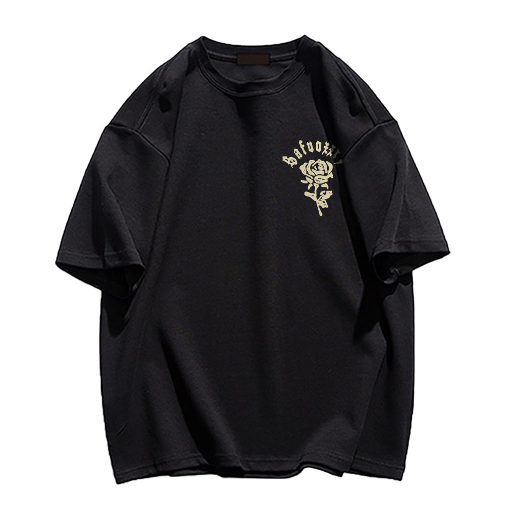 Simple Rose Letters T-Shirt