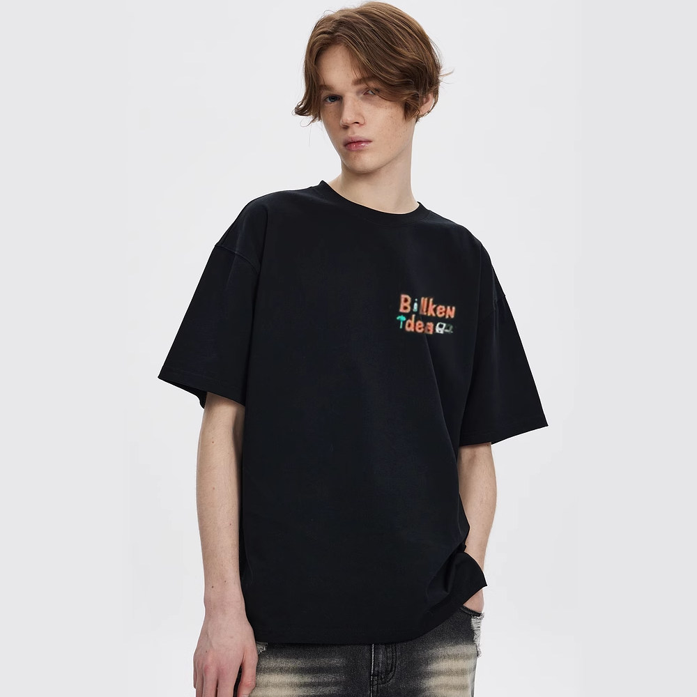 Retro Animated Mountain T-Shirt