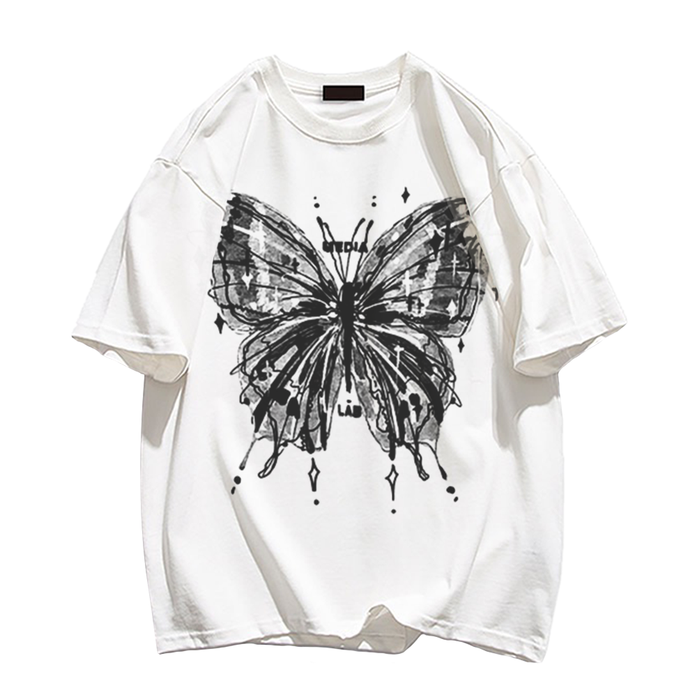 Ink Painting Butterfly T-Shirt