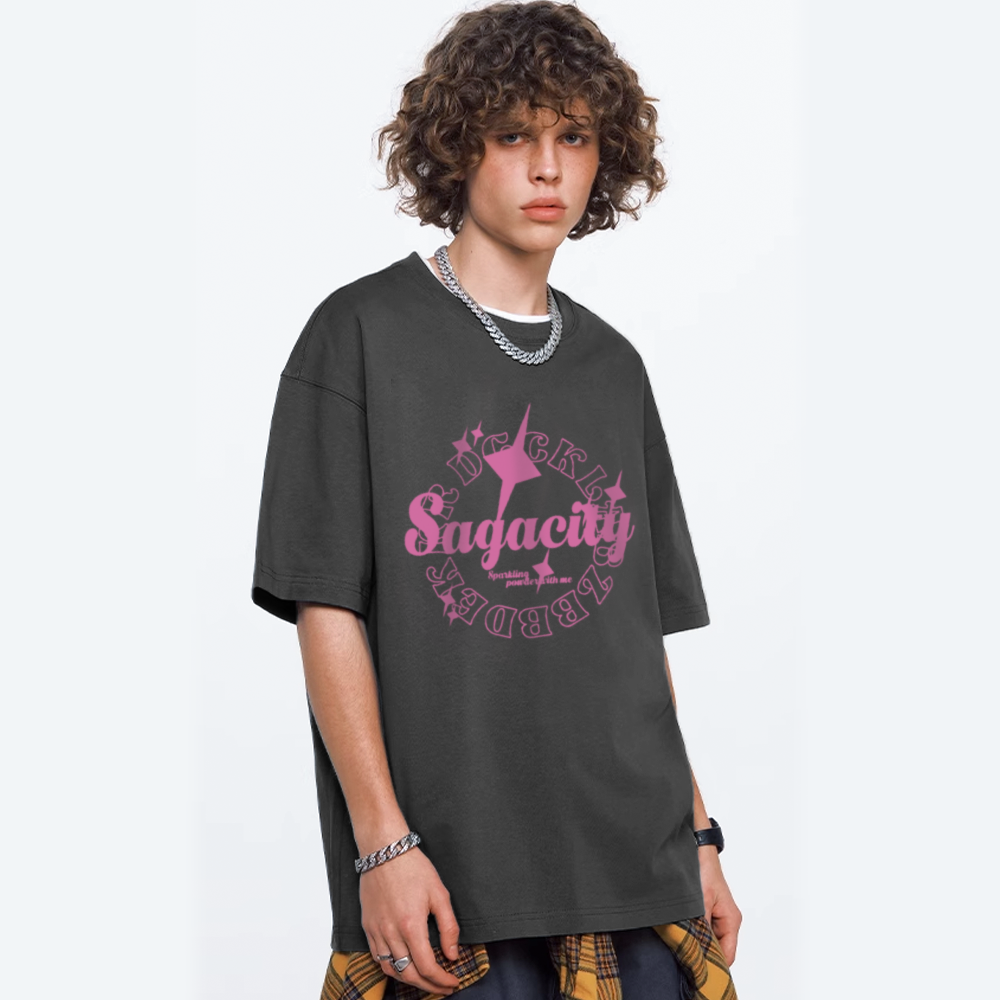 Retro "Sagacity" Graphic T-shirt