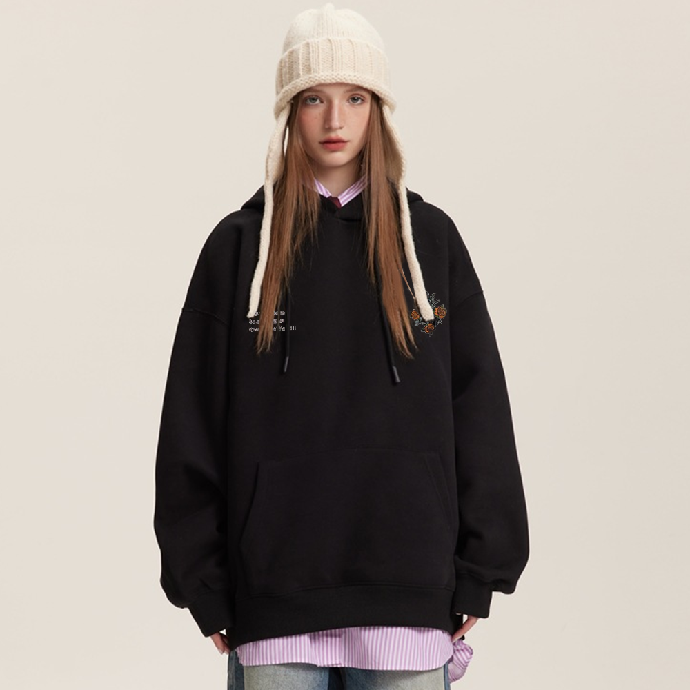Vintage Flower Graphic Hoodie