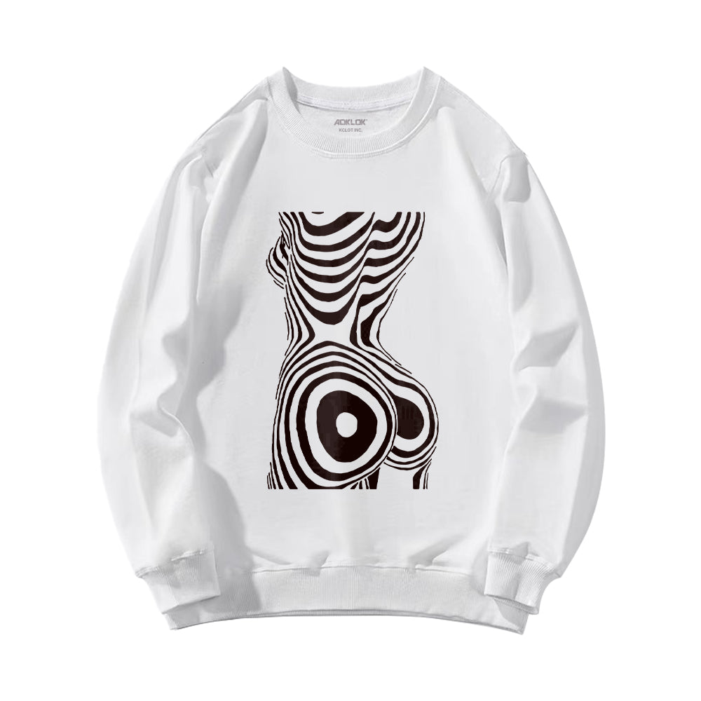 Sexy Portrait Body Sweatshirt