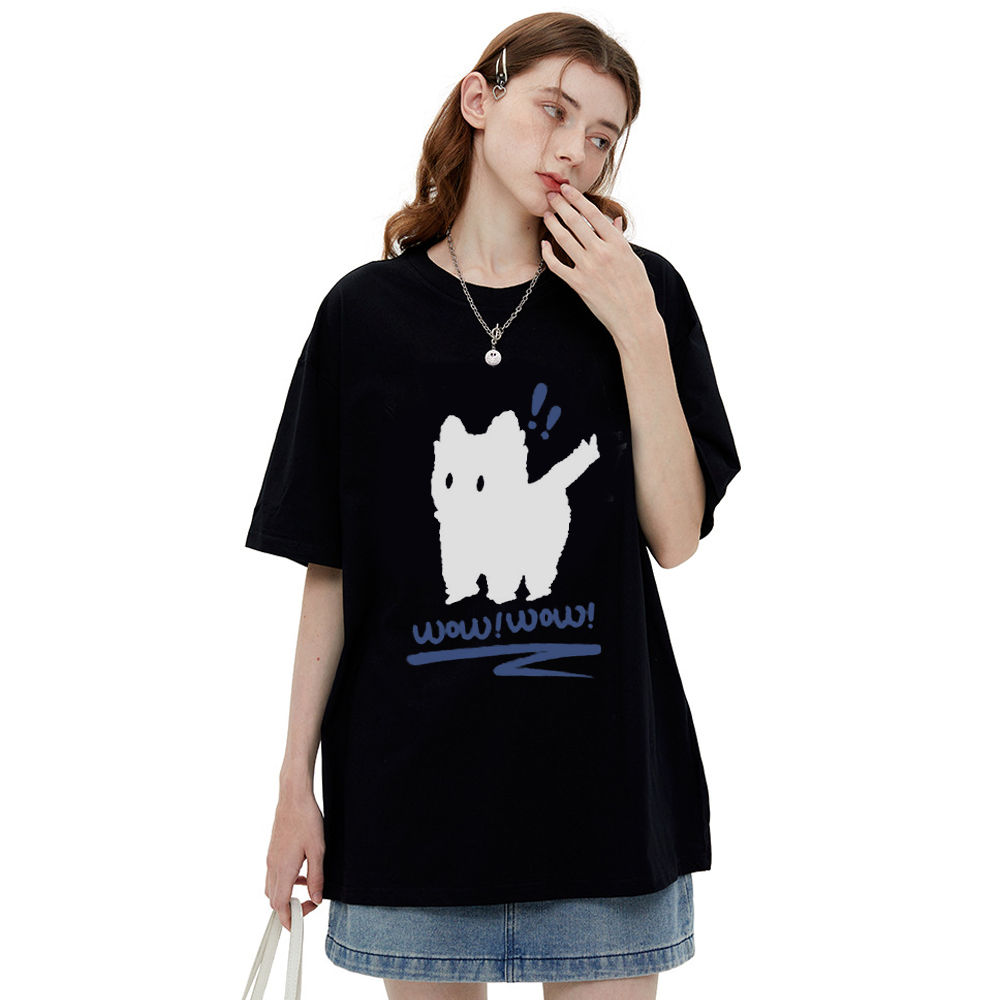 Scared Shadow Cat T-shirt