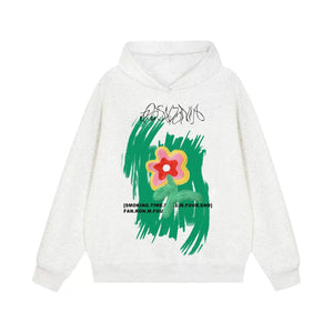AG American Retro Flower Language Hoodie
