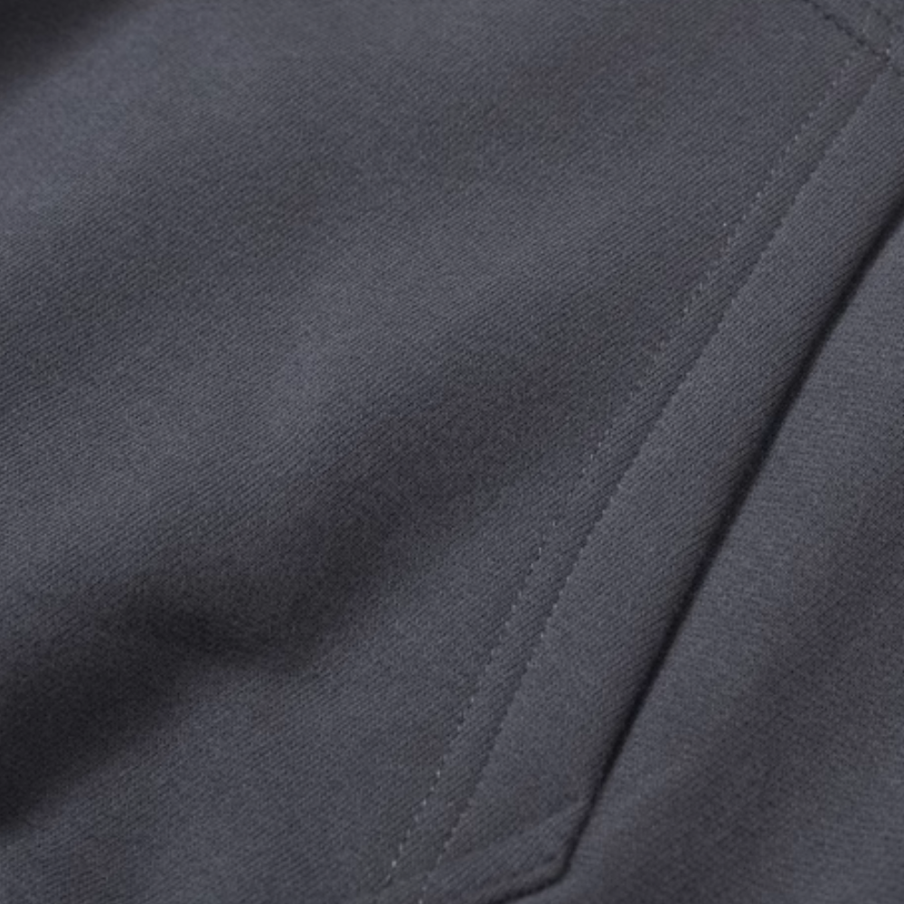 Solid Color No Drawstring Hoodie