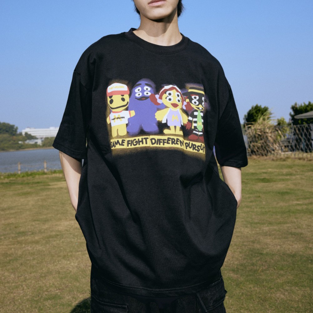 Fun Cartoon Print T-Shirt