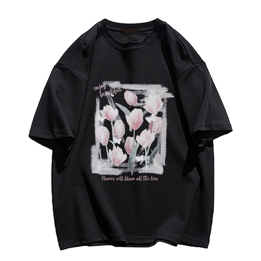 Oil Painting Tulips T-Shirt
