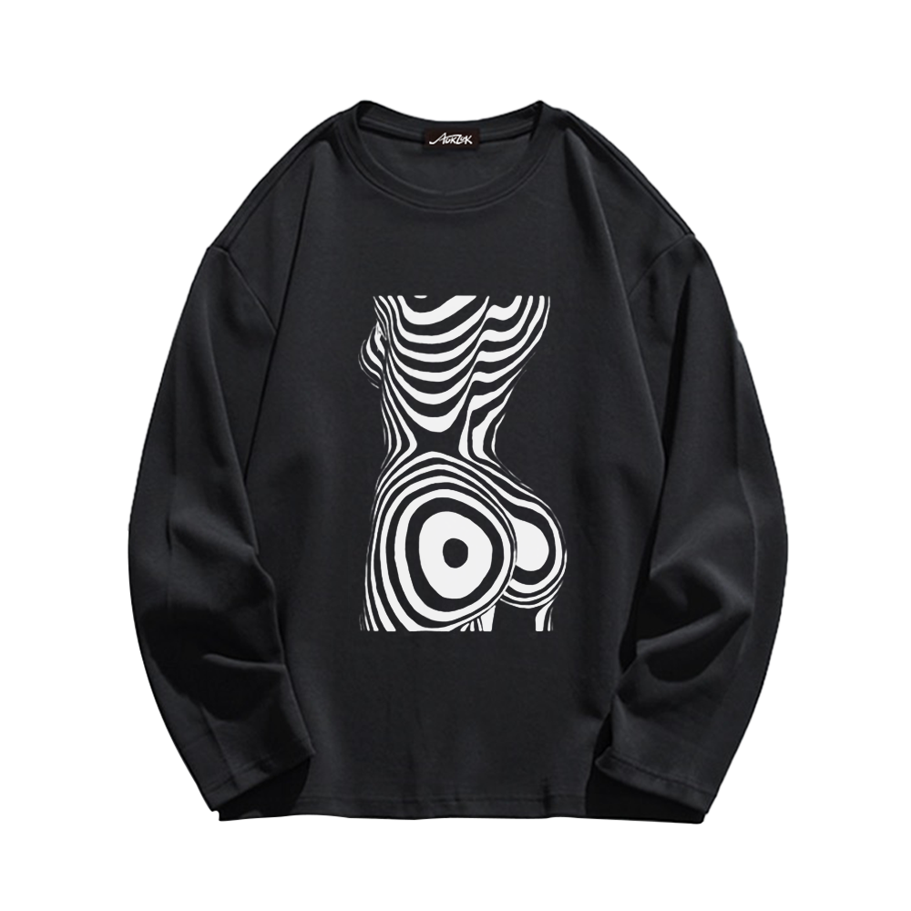 Sexy Portrait Baby Long Sleeve Shirt