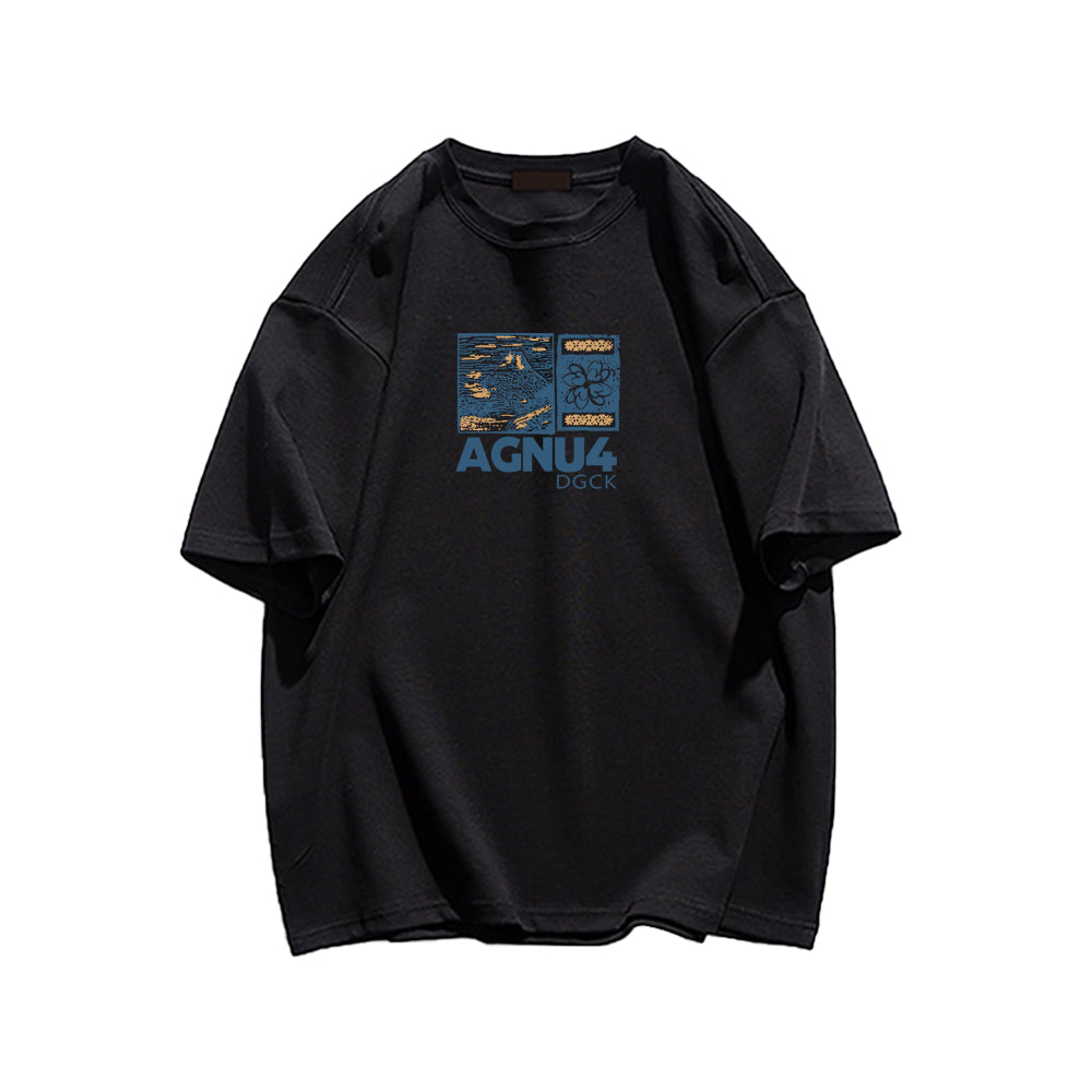 Vintage Landscape Print T-shirt