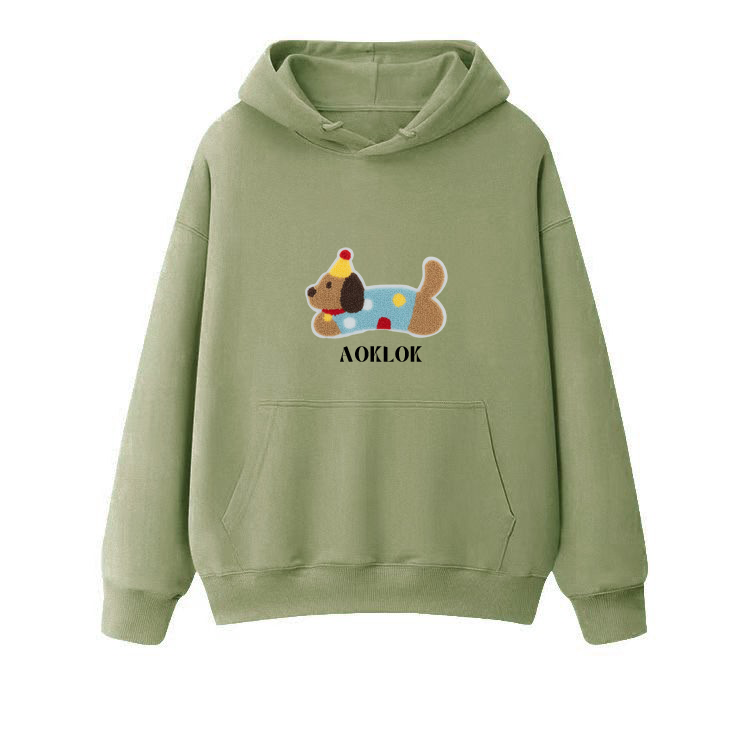 AG Embroidery Dachshund Dog In Birthday Hat Hoodie