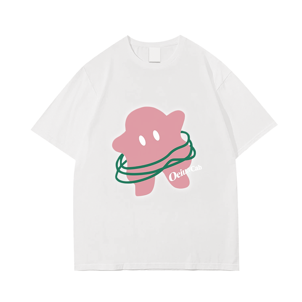 Cute Circle Little Ghost T-Shirt