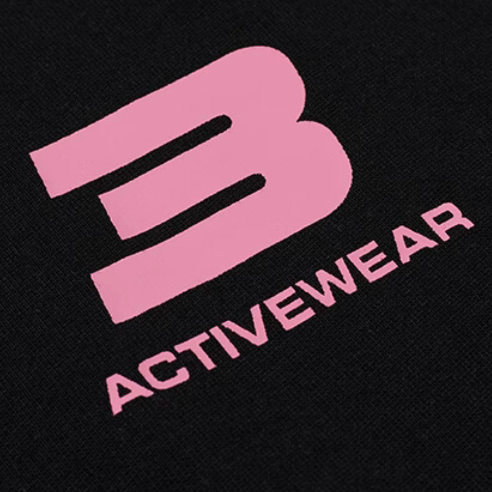 Black And Pink Streetwear Sweatshirt
