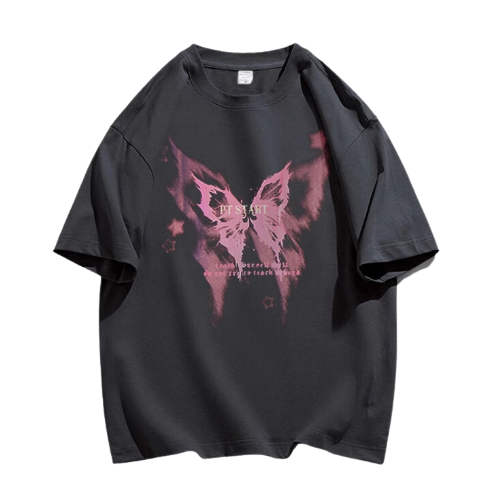 Dark Psychedelic Butterfly T-shirt
