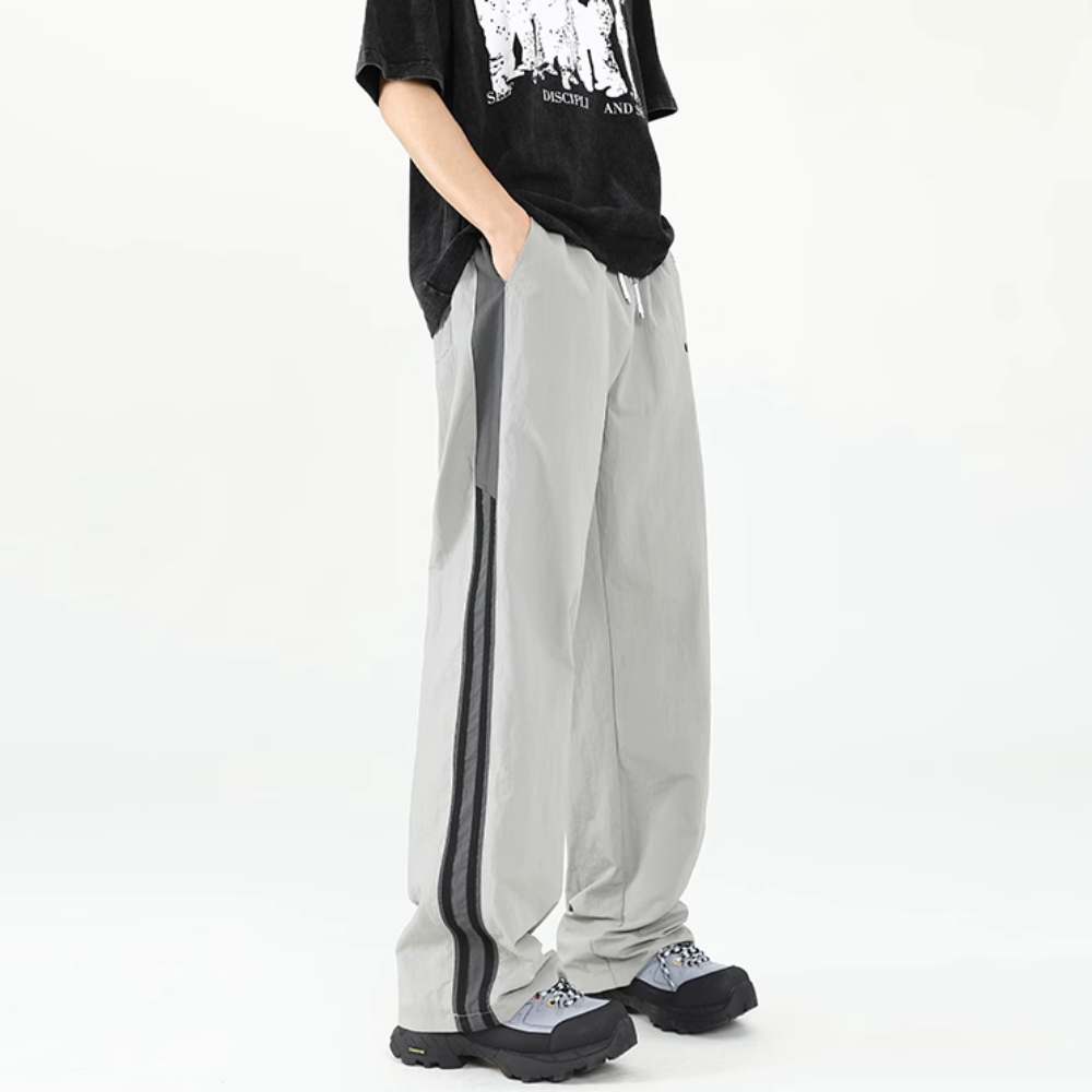 Contrast Color Quick-Drying Sweatpants