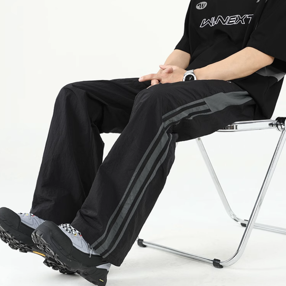 Contrast Color Quick-Drying Sweatpants